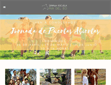 Tablet Screenshot of granjaescuelariadeleo.com